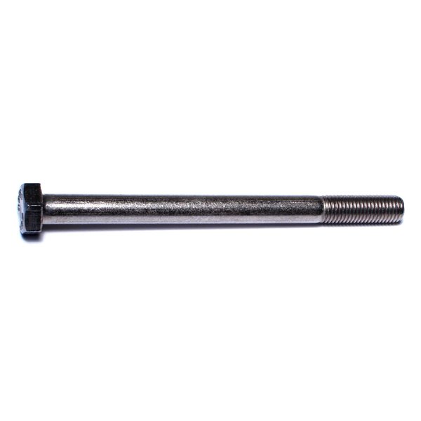 Midwest Fastener 5/16"-24 Hex Head Cap Screw, 18-8 Stainless Steel, 4 in L, 6 PK 68011